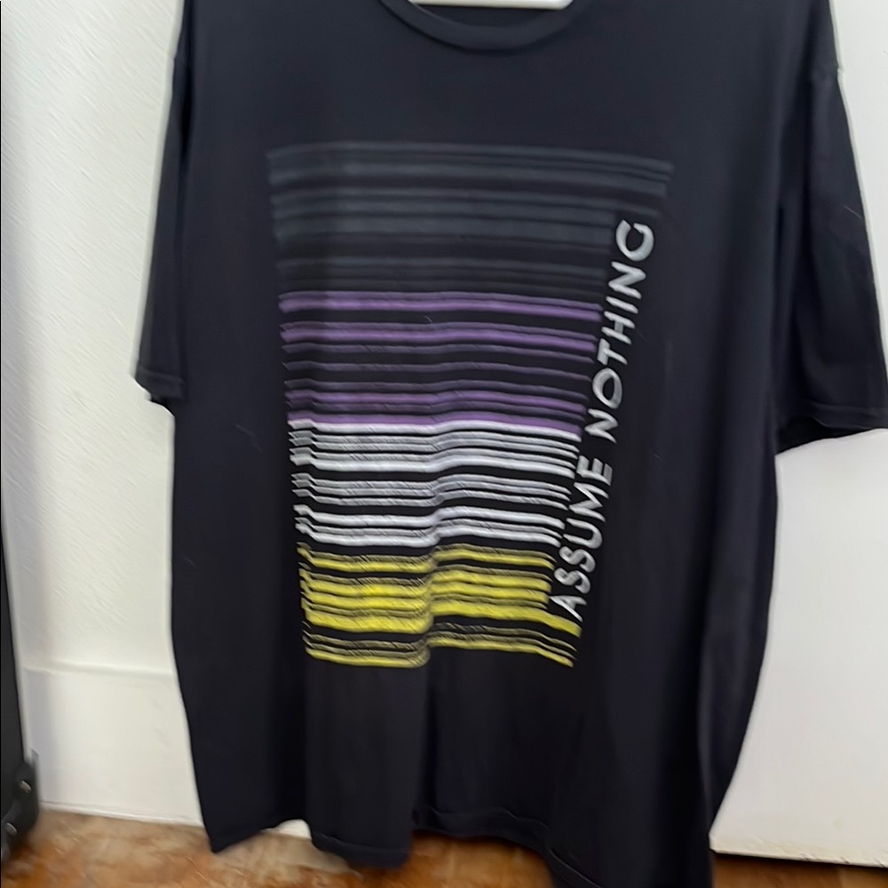 Assume Nothing Nonbinary Enby Genderqueer Non Binary T-Shirt